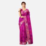 Fuchsia Radiance Tant Saree