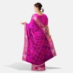 Fuchsia Radiance Tant Saree - Image 3