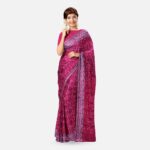 Fuchsia Radiance Tant Saree - Image 2